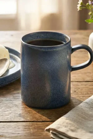 Mug bleu carbone 30cl Pas Cher